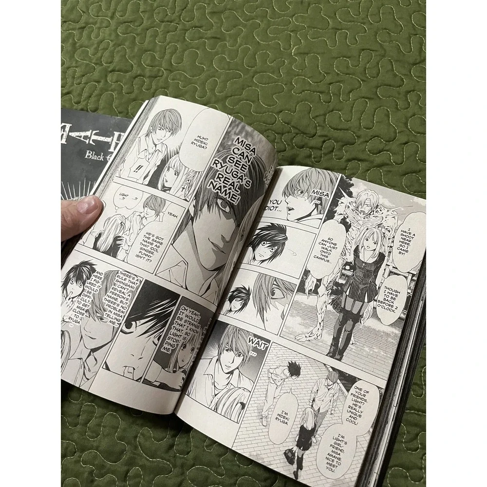 Death Note Black Edition Manga  book lot ~ Contains‎ Volume 1, 2, 3 and 4